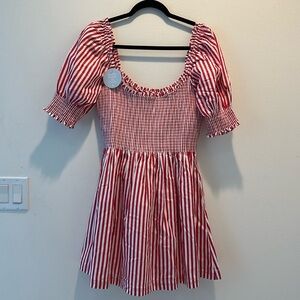 Hill House Naia Nap Dress - Cherry Stripe